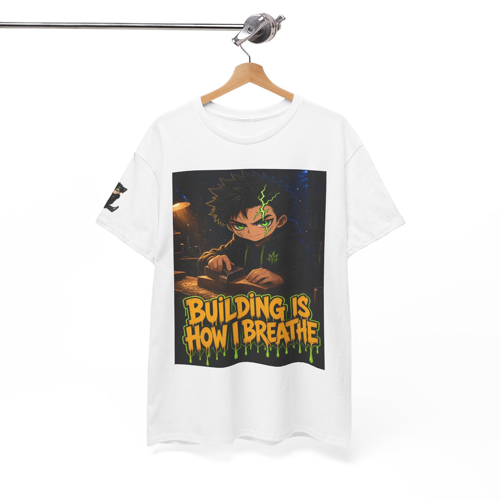 Building Is How I Breathe — Silas Tee