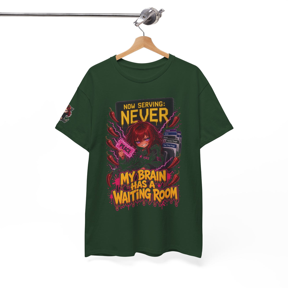 My Brain Has a Waiting Room Tee - Nova
