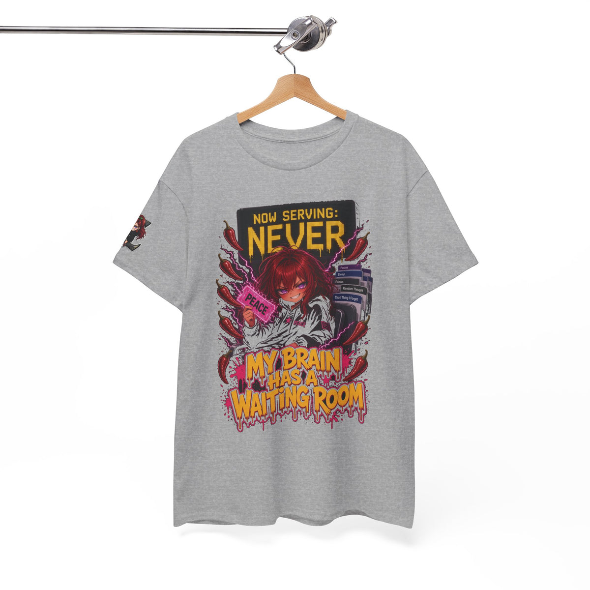 My Brain Has a Waiting Room Tee - Nova
