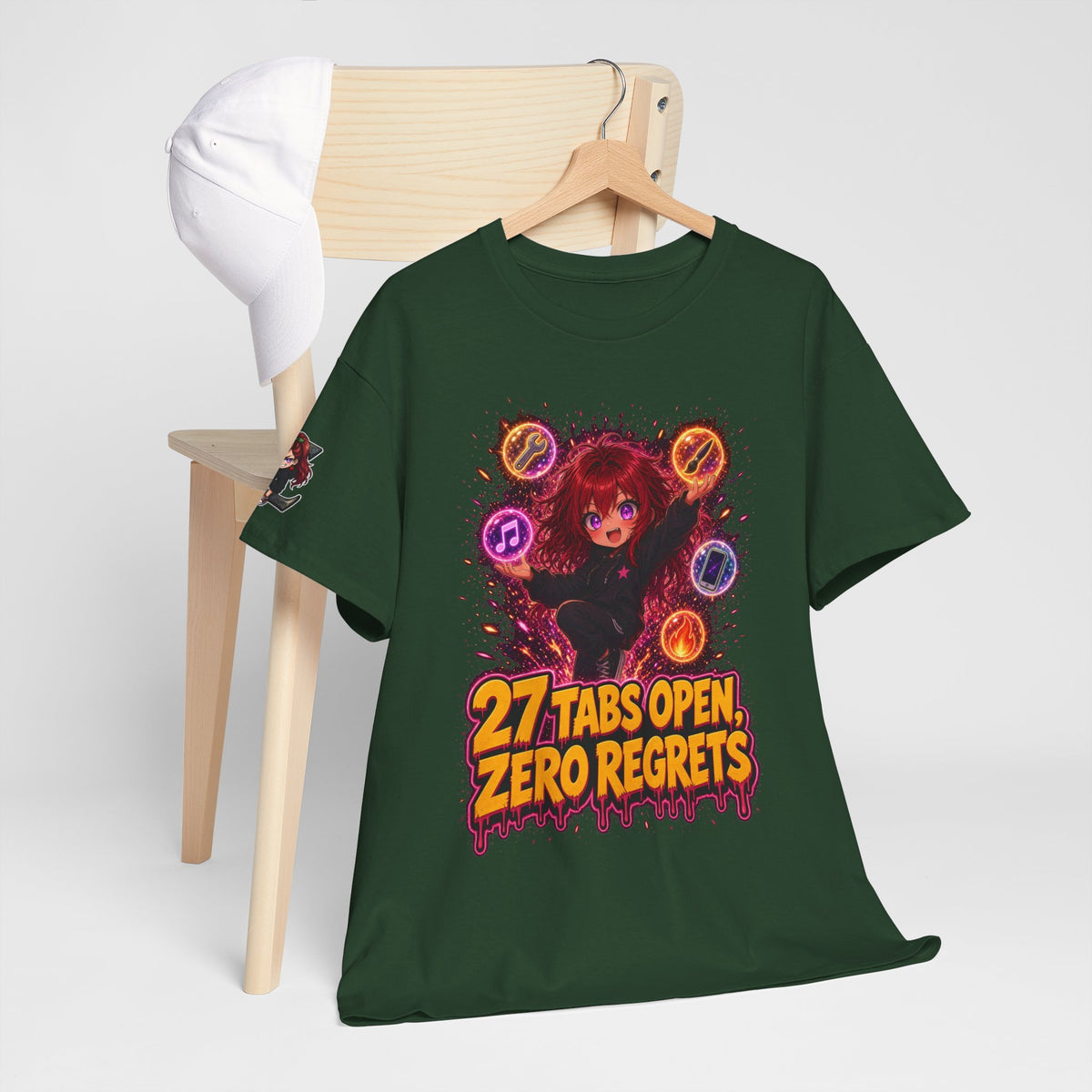 27 Tabs Open, Zero Regrets Tee - Nova