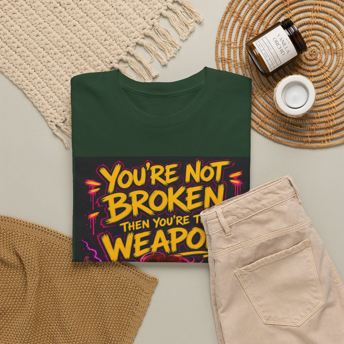 You're Not Broken — You're The Weapon — Nova Tee