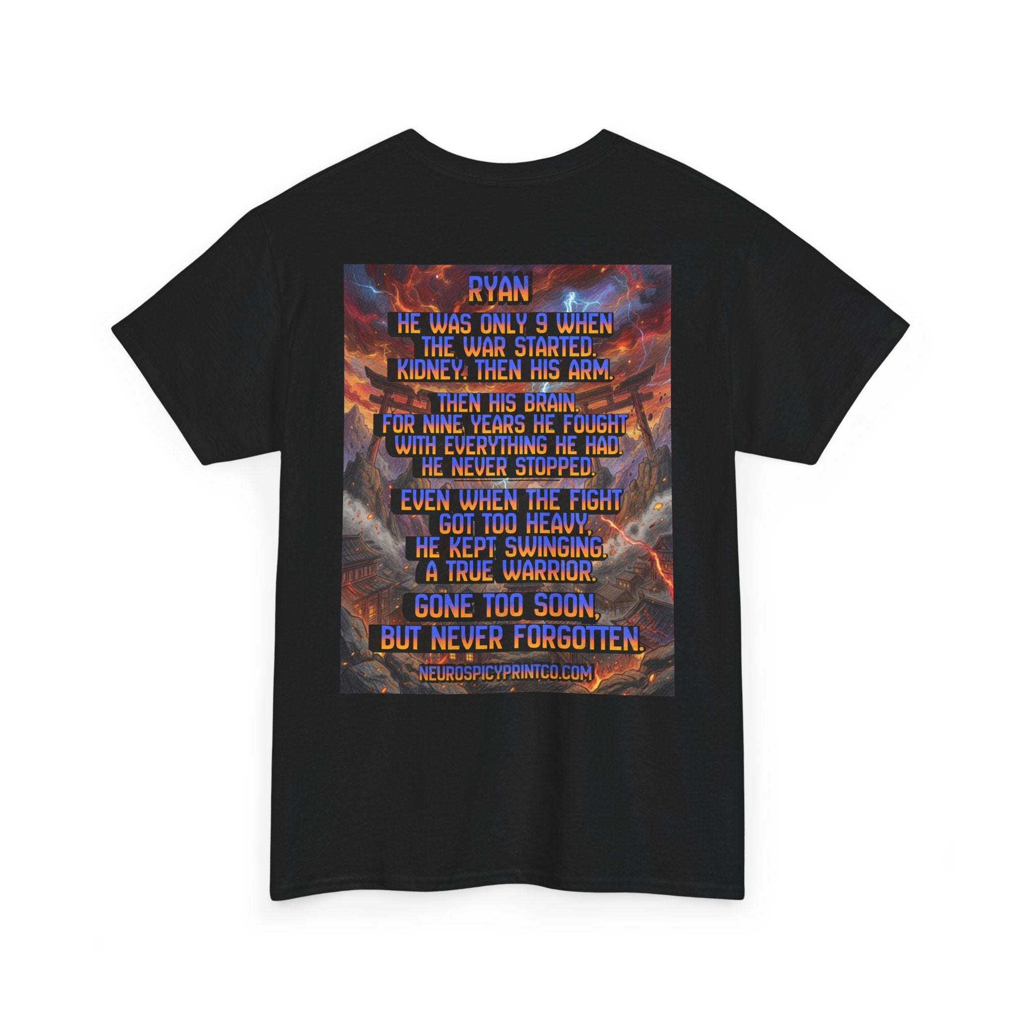 Ryan's Shirt — A Warrior's Art Lives On