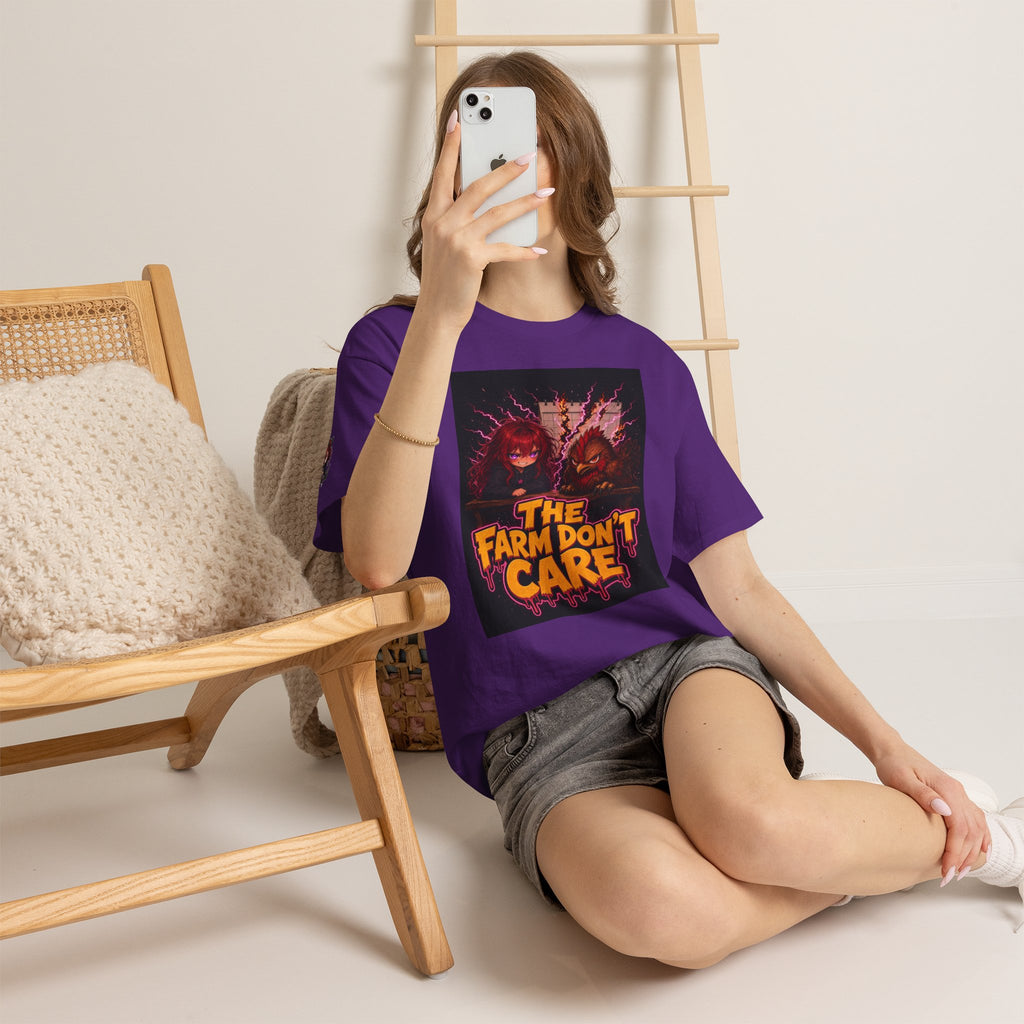 The Farm Don't Care — Nova & Silas Homestead Tee