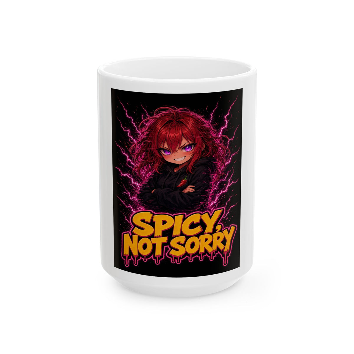 Spicy Not Sorry — Nova Mug (Nova NeuroSpicy)
