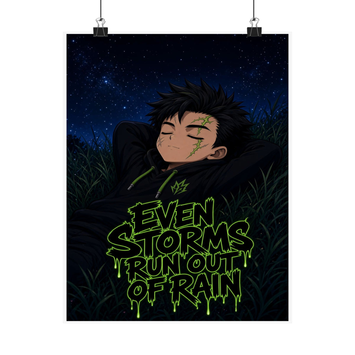 Even Storms Run Out of Rain — Silas Poster (Silas Stillness)