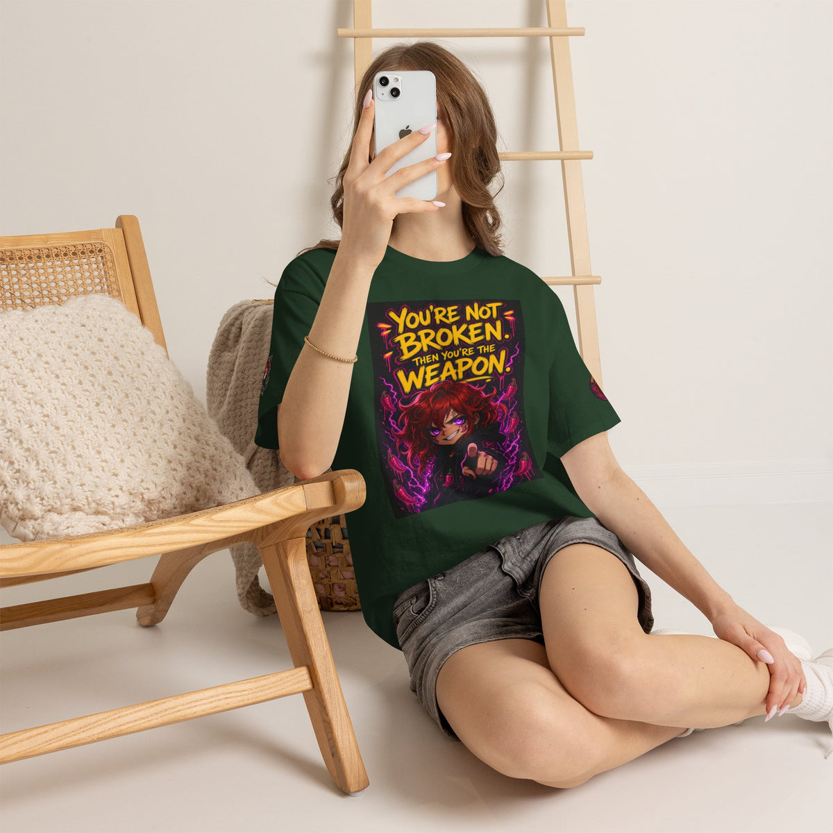 You're Not Broken — You're The Weapon — Nova Tee