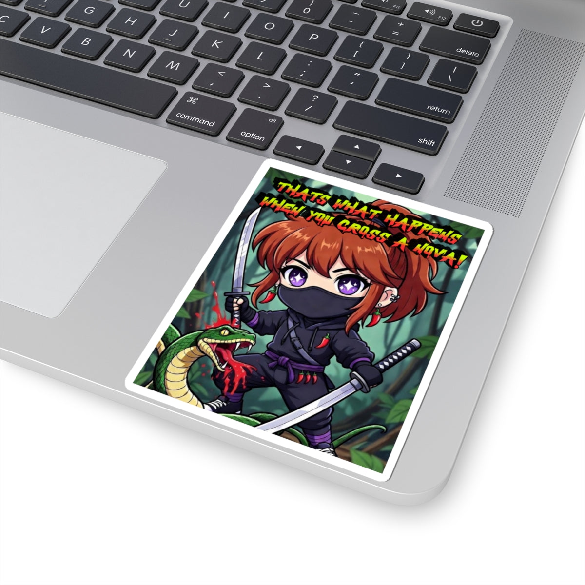 Don't Cross A Nova-Kiss Cut Sticker