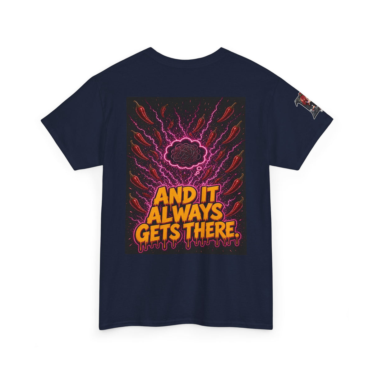 My Brain Takes the Scenic Route Tee - Nova