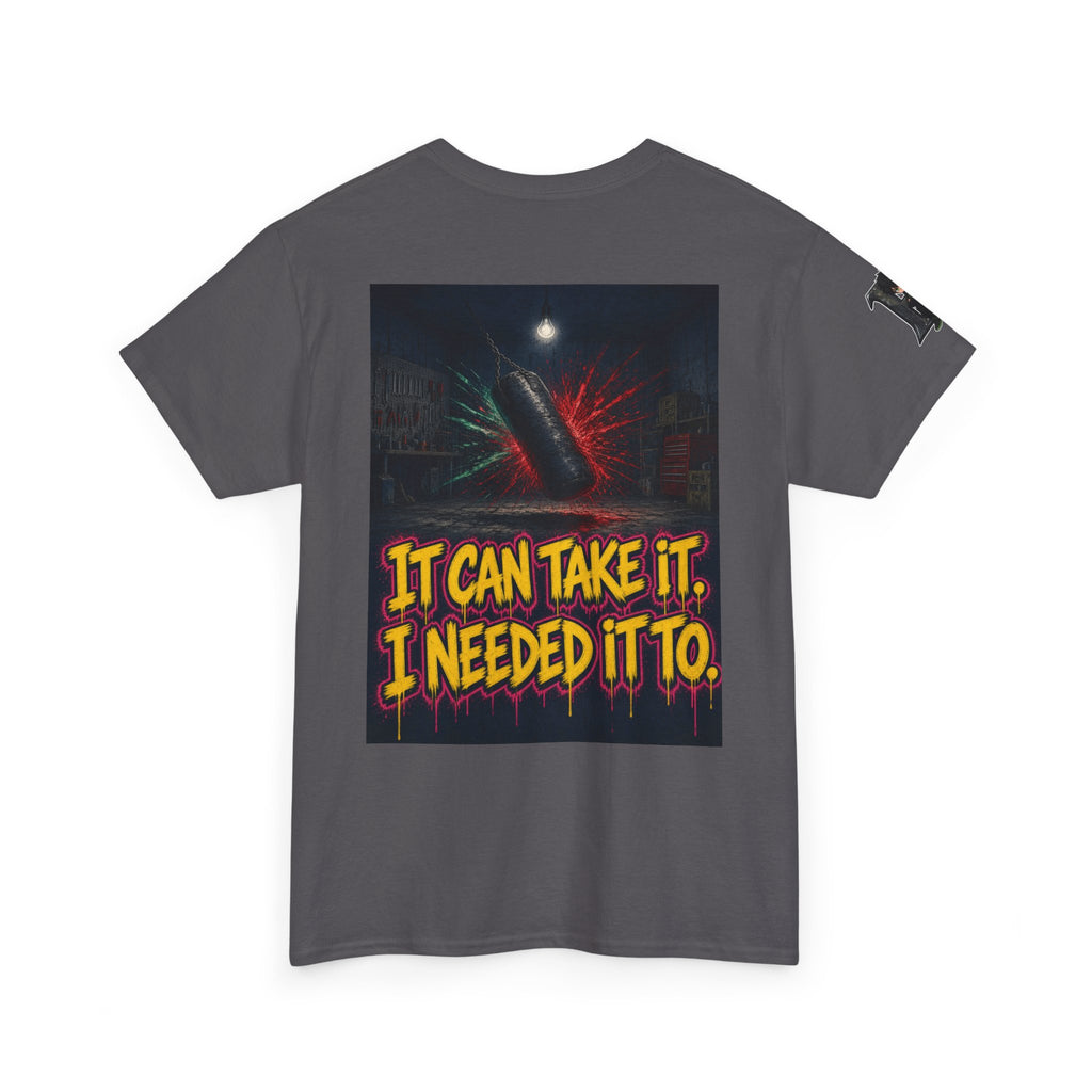 The Bag Doesn't Flinch. Neither Do I. Tee - Silas