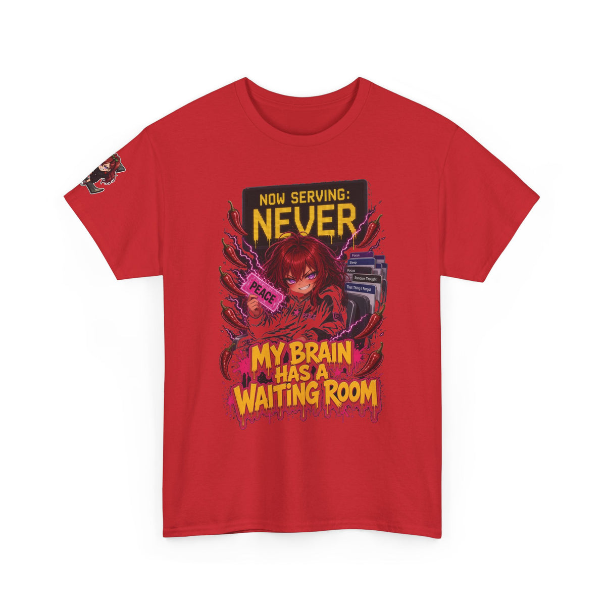 My Brain Has a Waiting Room Tee - Nova