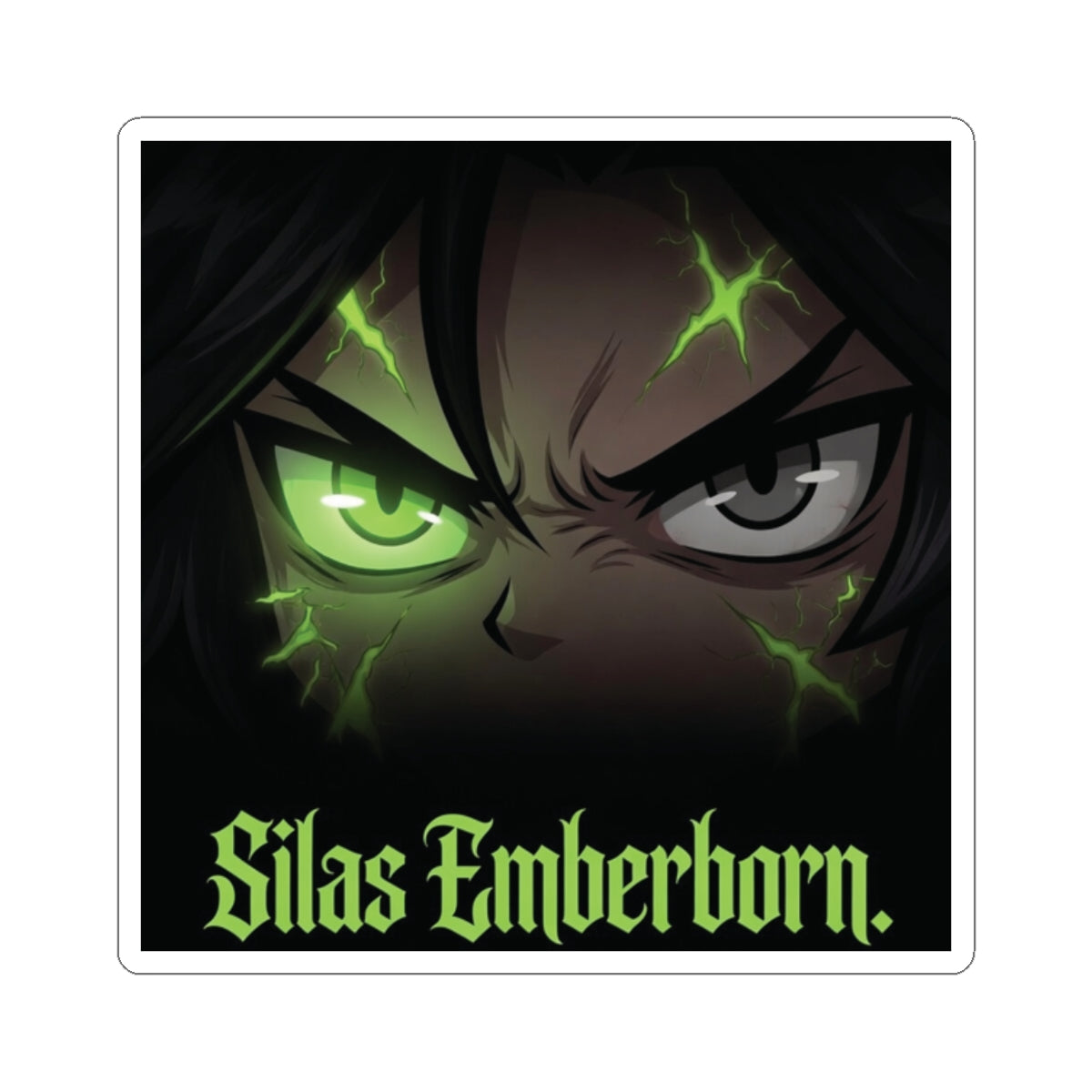 Silas Emberborn — Kiss-Cut Sticker