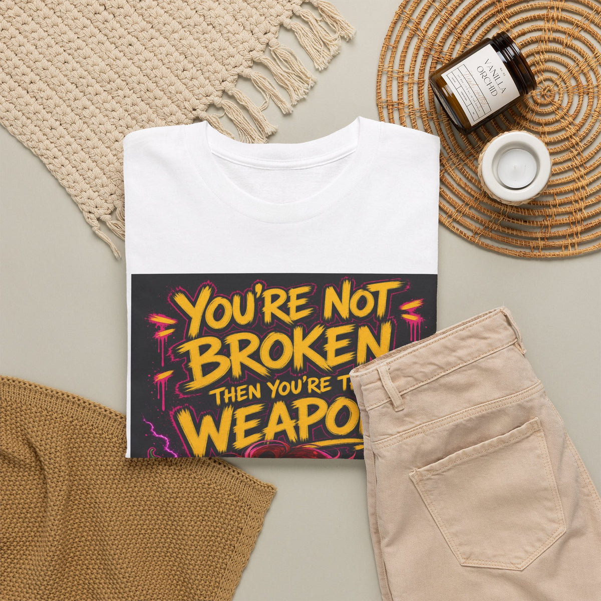 You're Not Broken — You're The Weapon — Nova Tee