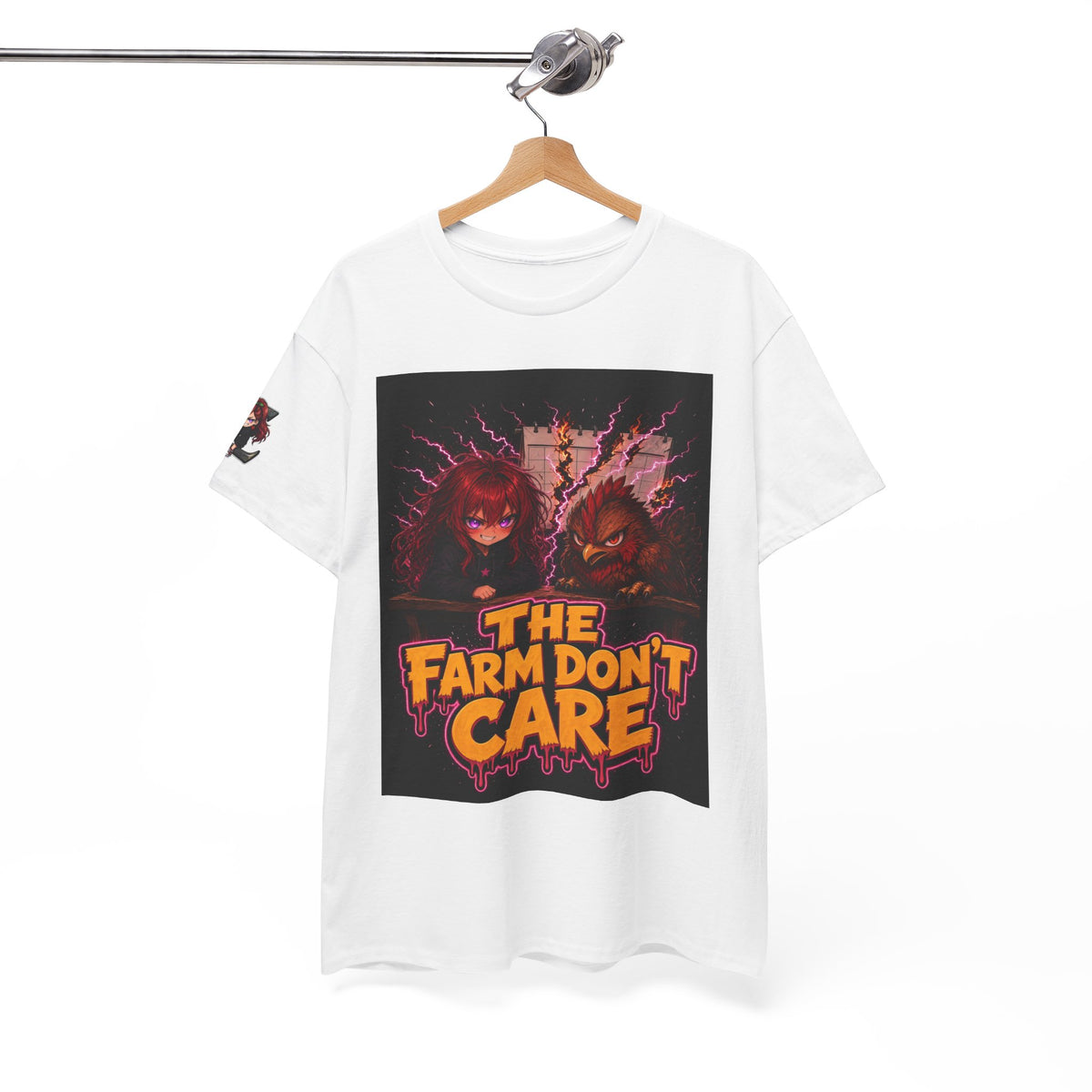 The Farm Don't Care — Nova & Silas Homestead Tee