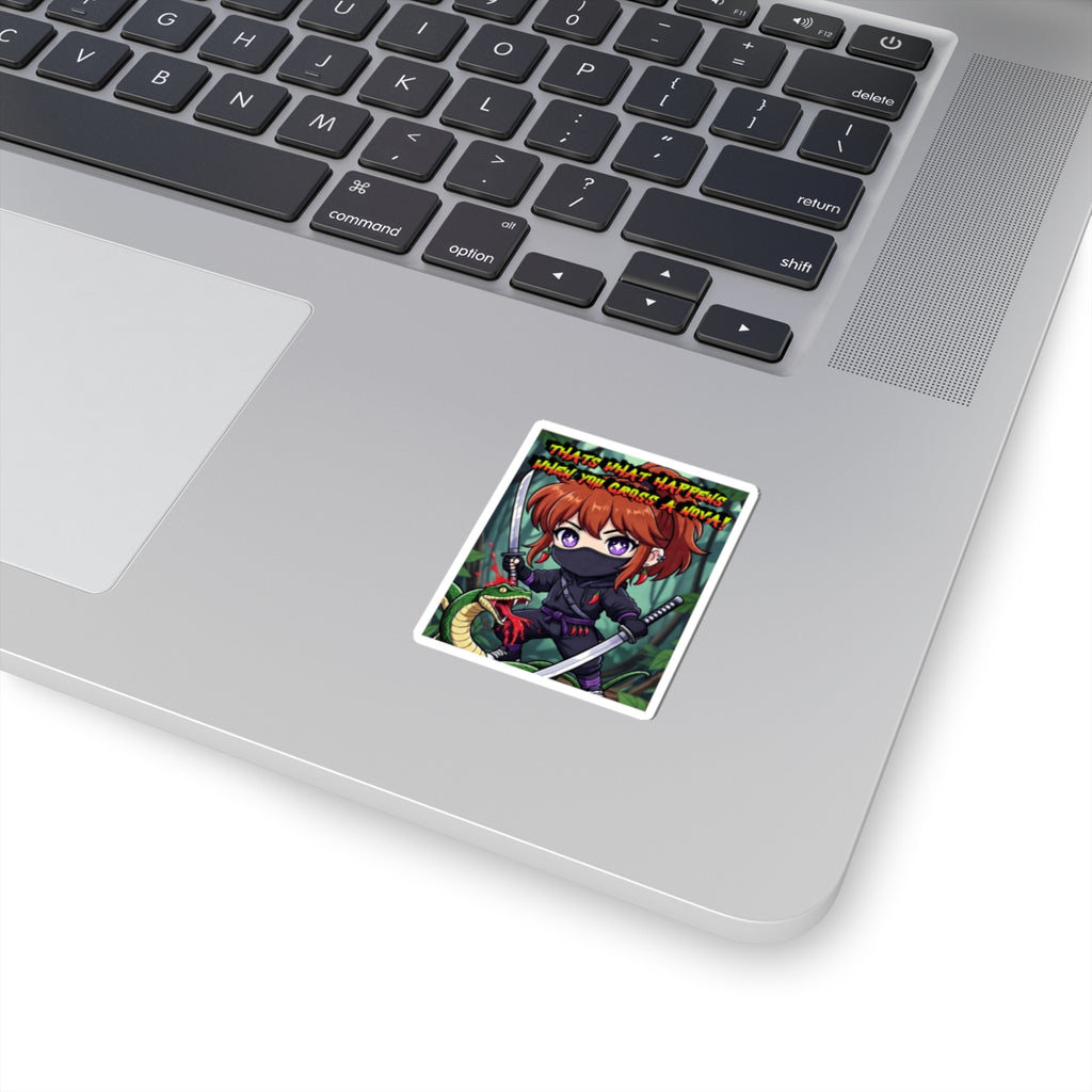Don't Cross A Nova-Kiss Cut Sticker