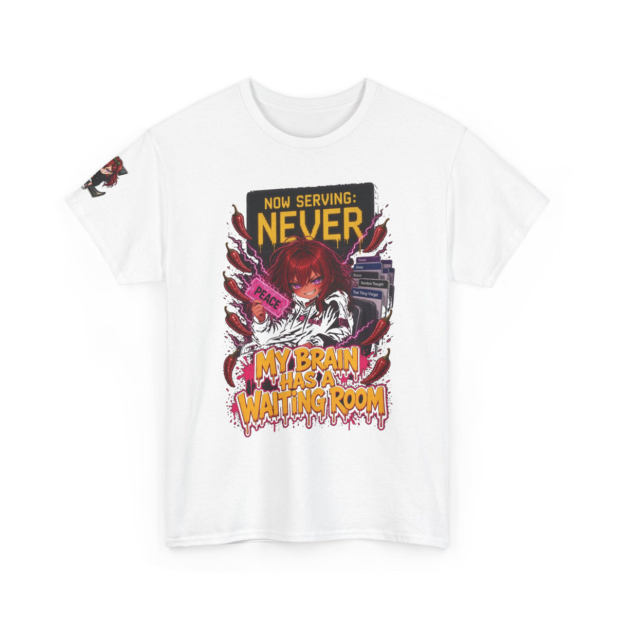 My Brain Has a Waiting Room Tee - Nova