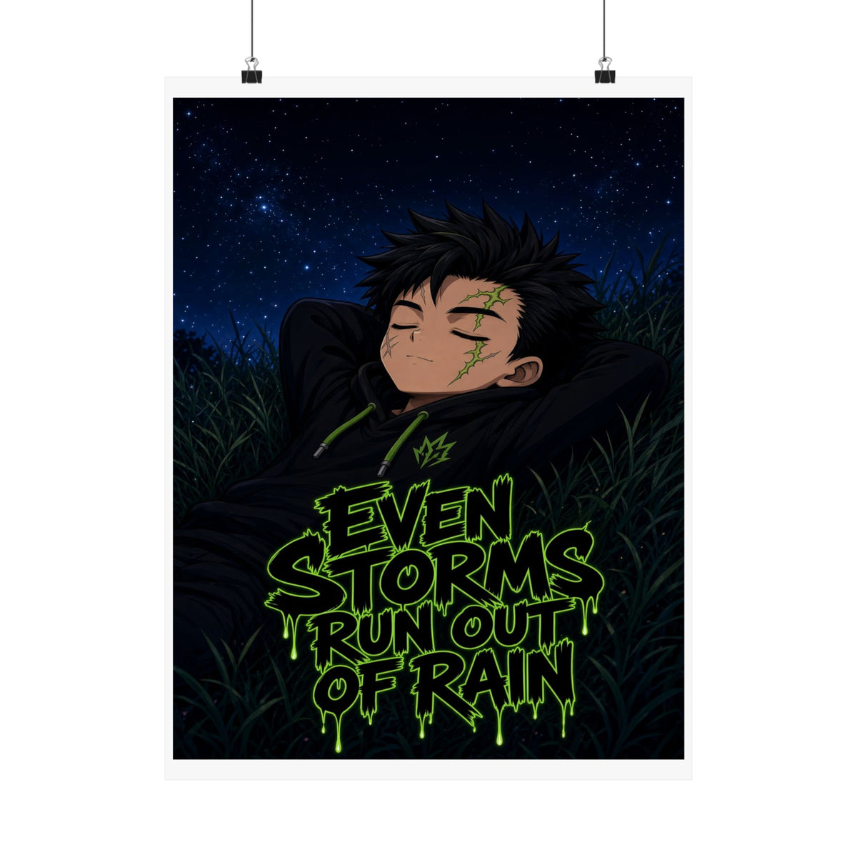 Even Storms Run Out of Rain — Silas Poster (Silas Stillness)