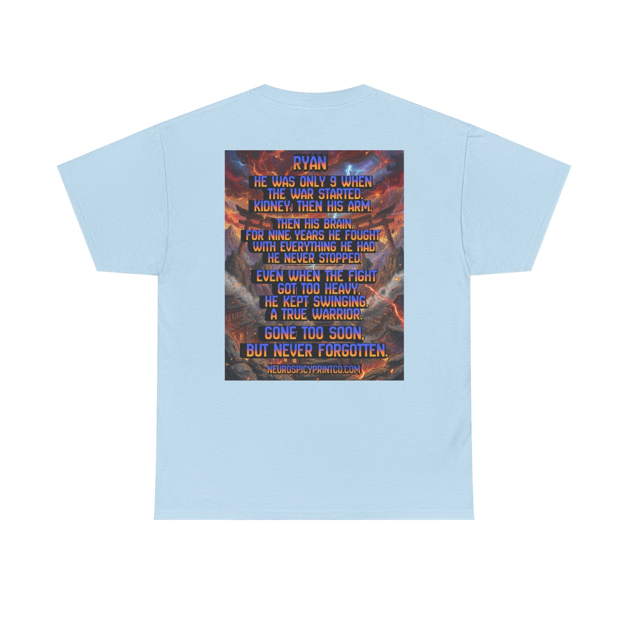 Ryan's Shirt — A Warrior's Art Lives On