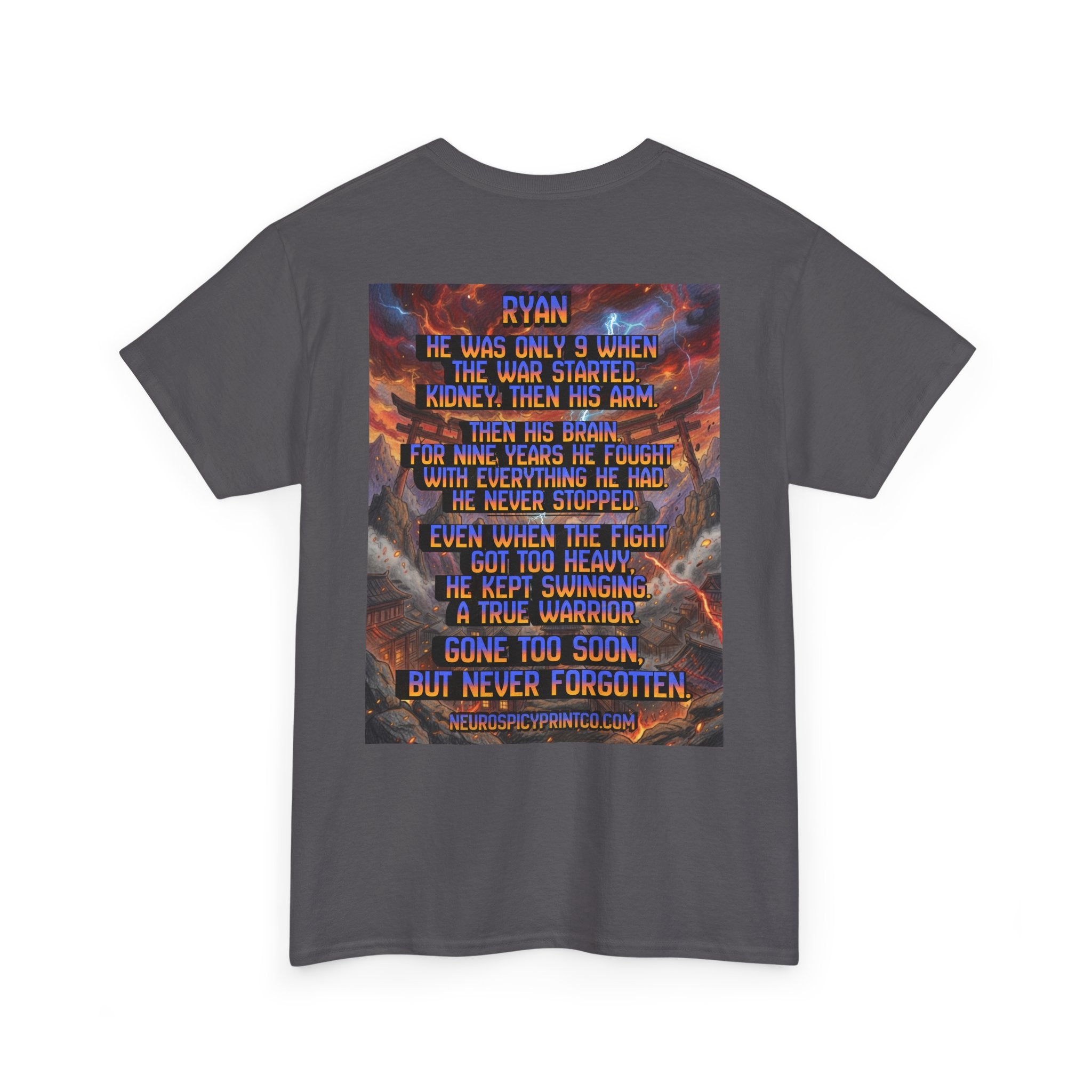 Ryan's Shirt — A Warrior's Art Lives On