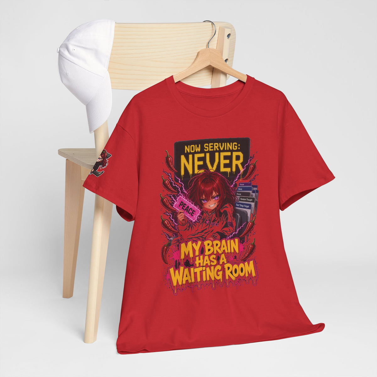 My Brain Has a Waiting Room Tee - Nova