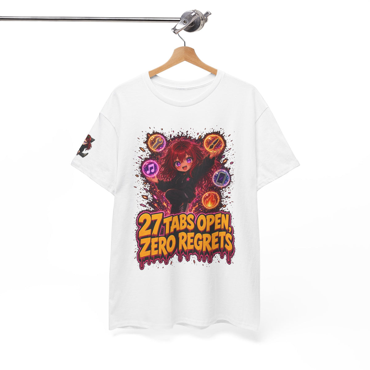 27 Tabs Open, Zero Regrets Tee - Nova