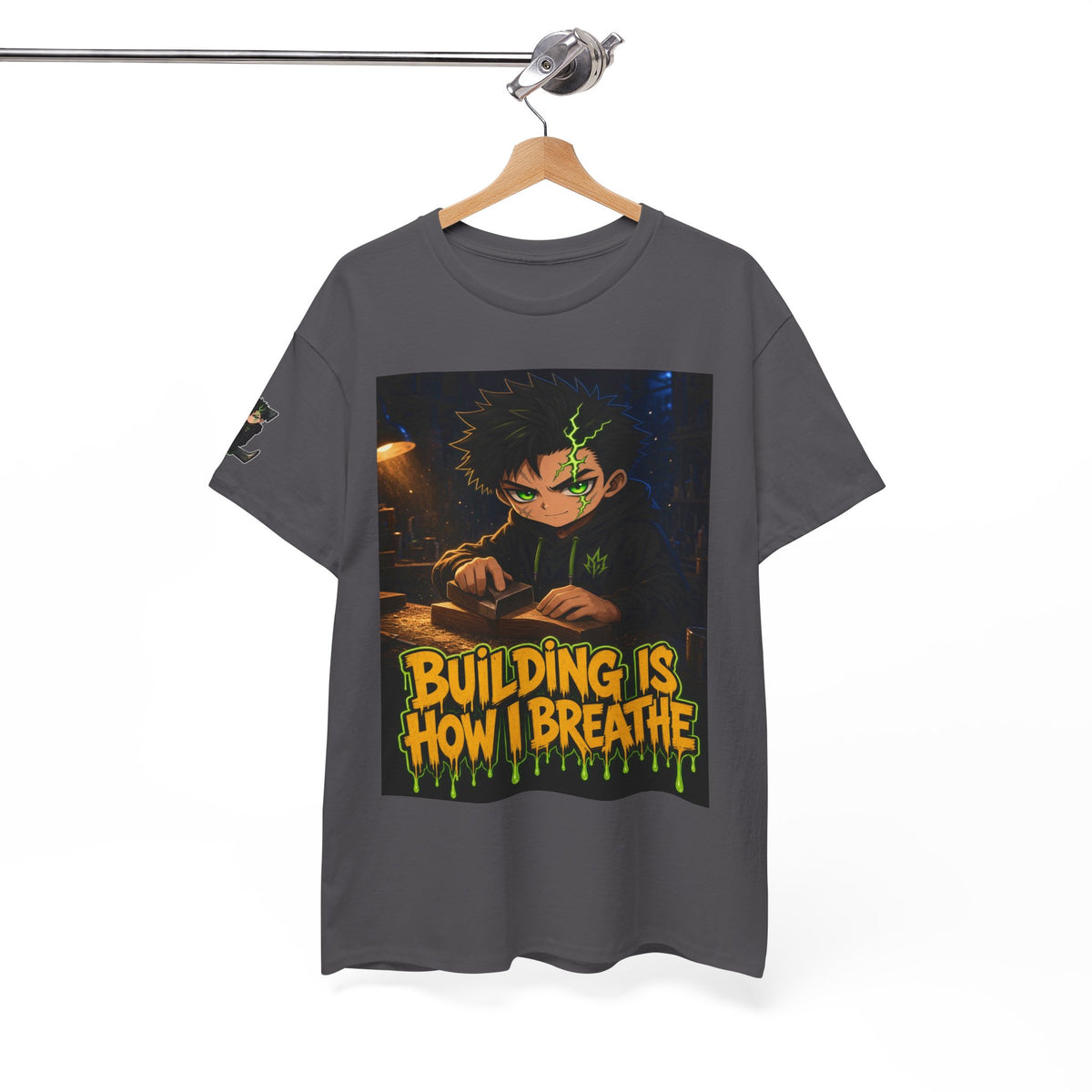 Building Is How I Breathe — Silas Tee