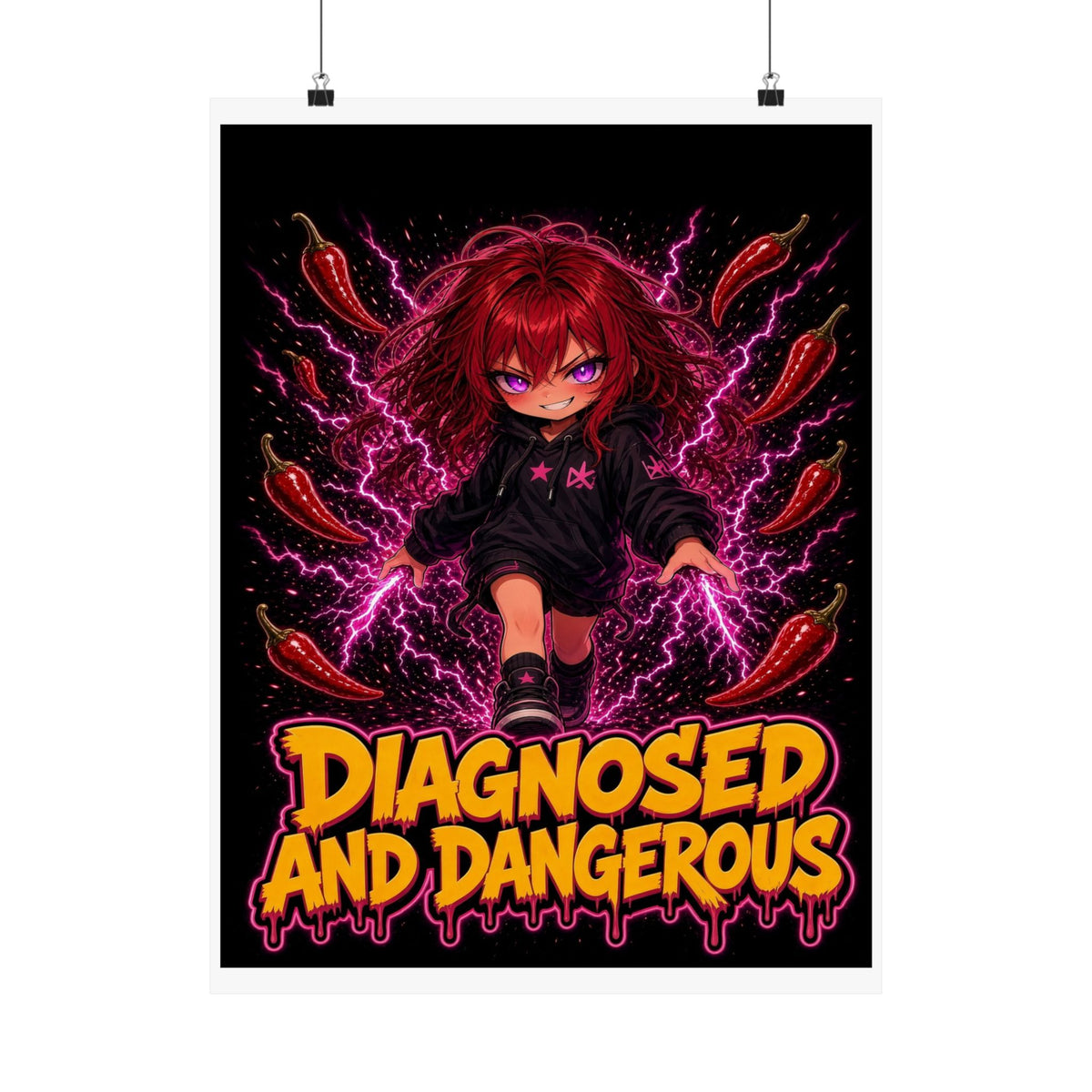 Diagnosed and Dangerous — Nova Poster (Nova NeuroSpicy)