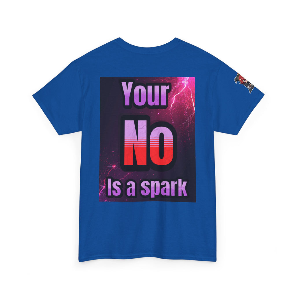 Graphic Tee — “Your No Is a Spark” Anime-Inspired Motivational T-Shirt