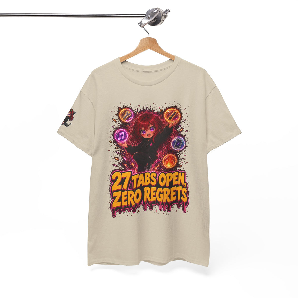 27 Tabs Open, Zero Regrets Tee - Nova