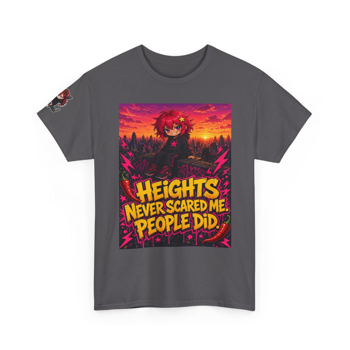 Heights Never Scared Me. People Did. Tee - Nova
