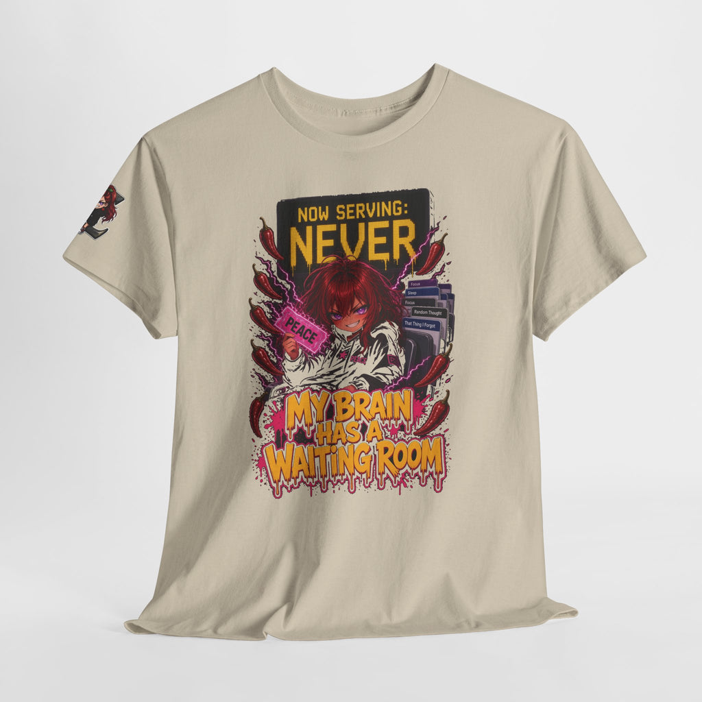 My Brain Has a Waiting Room Tee - Nova