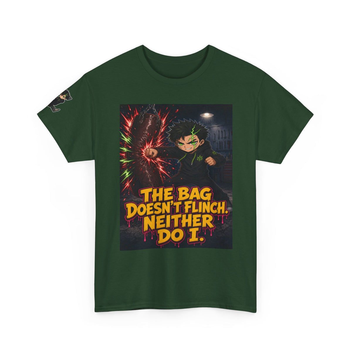 The Bag Doesn't Flinch. Neither Do I. Tee - Silas