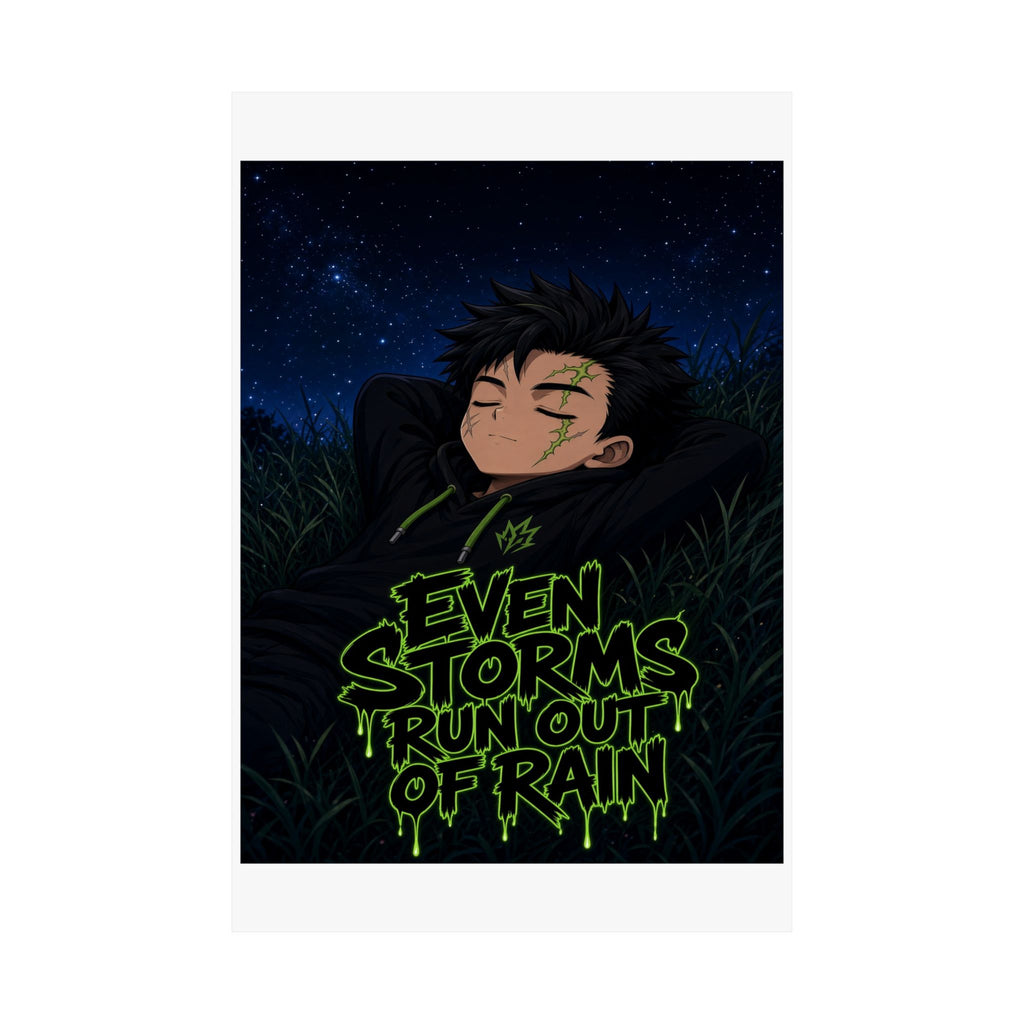 Even Storms Run Out of Rain — Silas Poster (Silas Stillness)