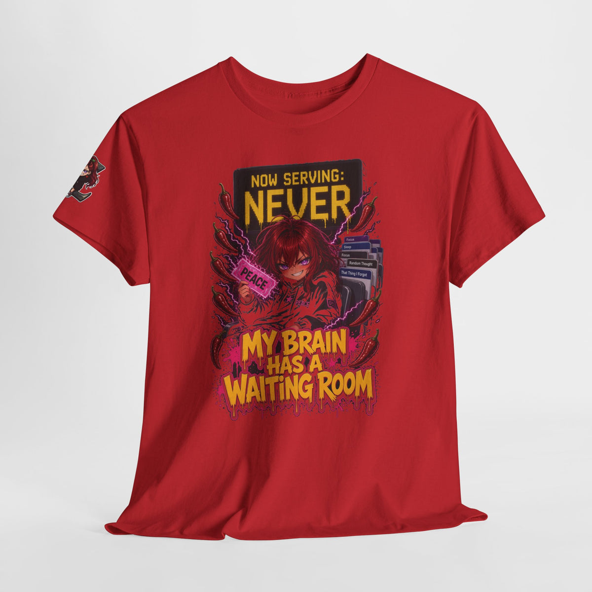 My Brain Has a Waiting Room Tee - Nova