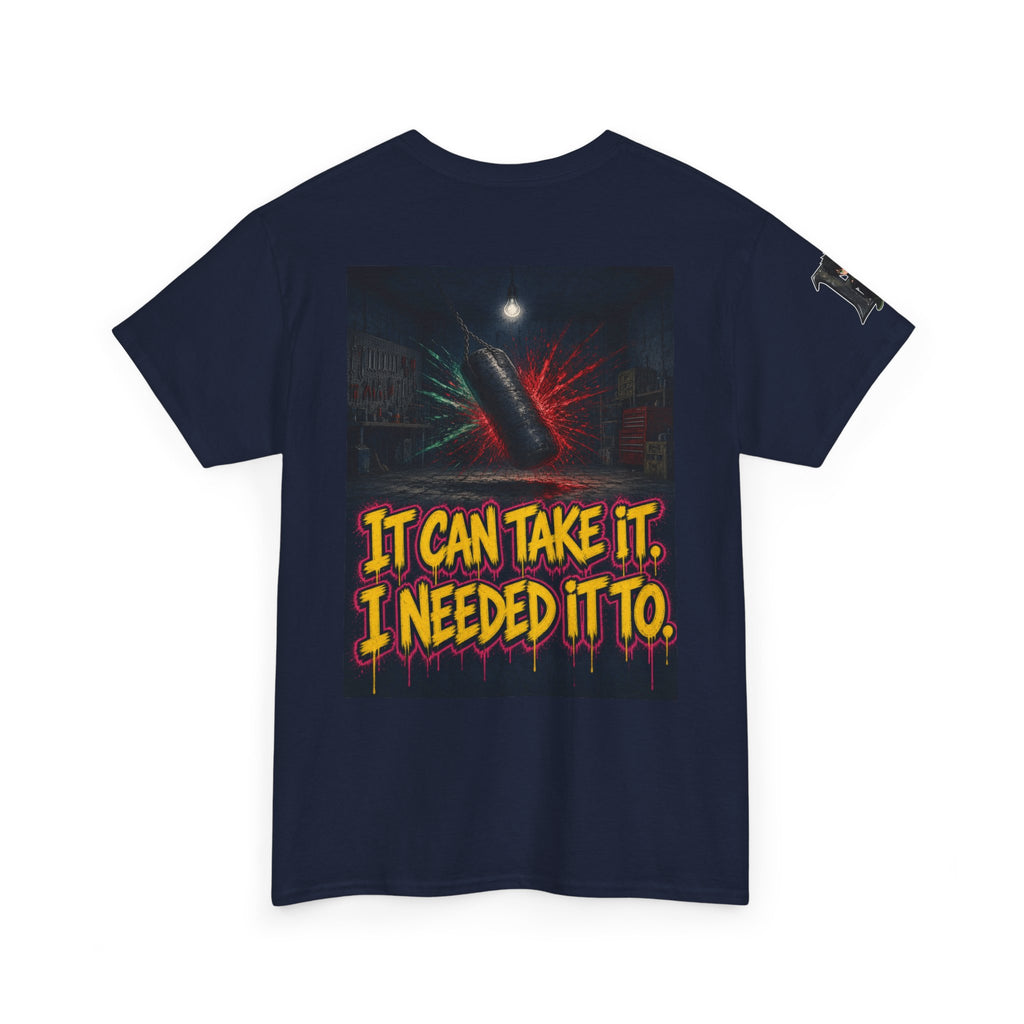 The Bag Doesn't Flinch. Neither Do I. Tee - Silas