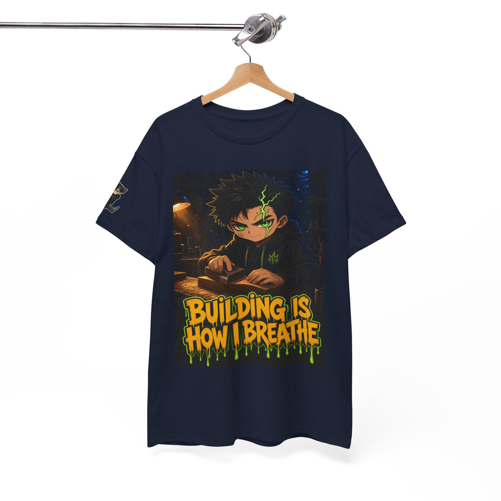 Building Is How I Breathe — Silas Tee