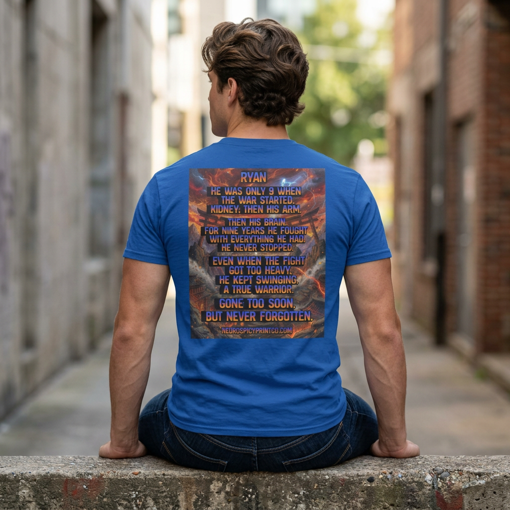 Ryan's Shirt — A Warrior's Art Lives On