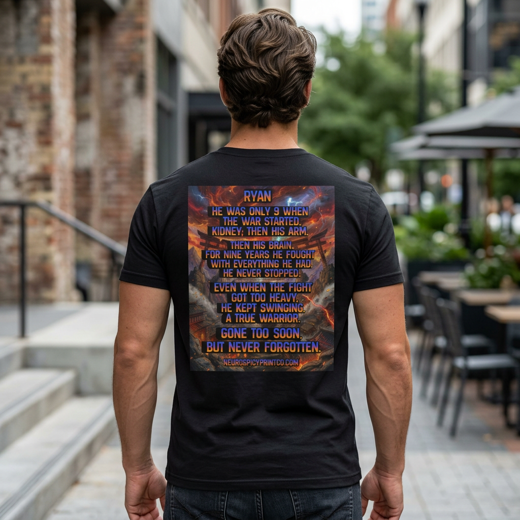 Ryan's Shirt — A Warrior's Art Lives On