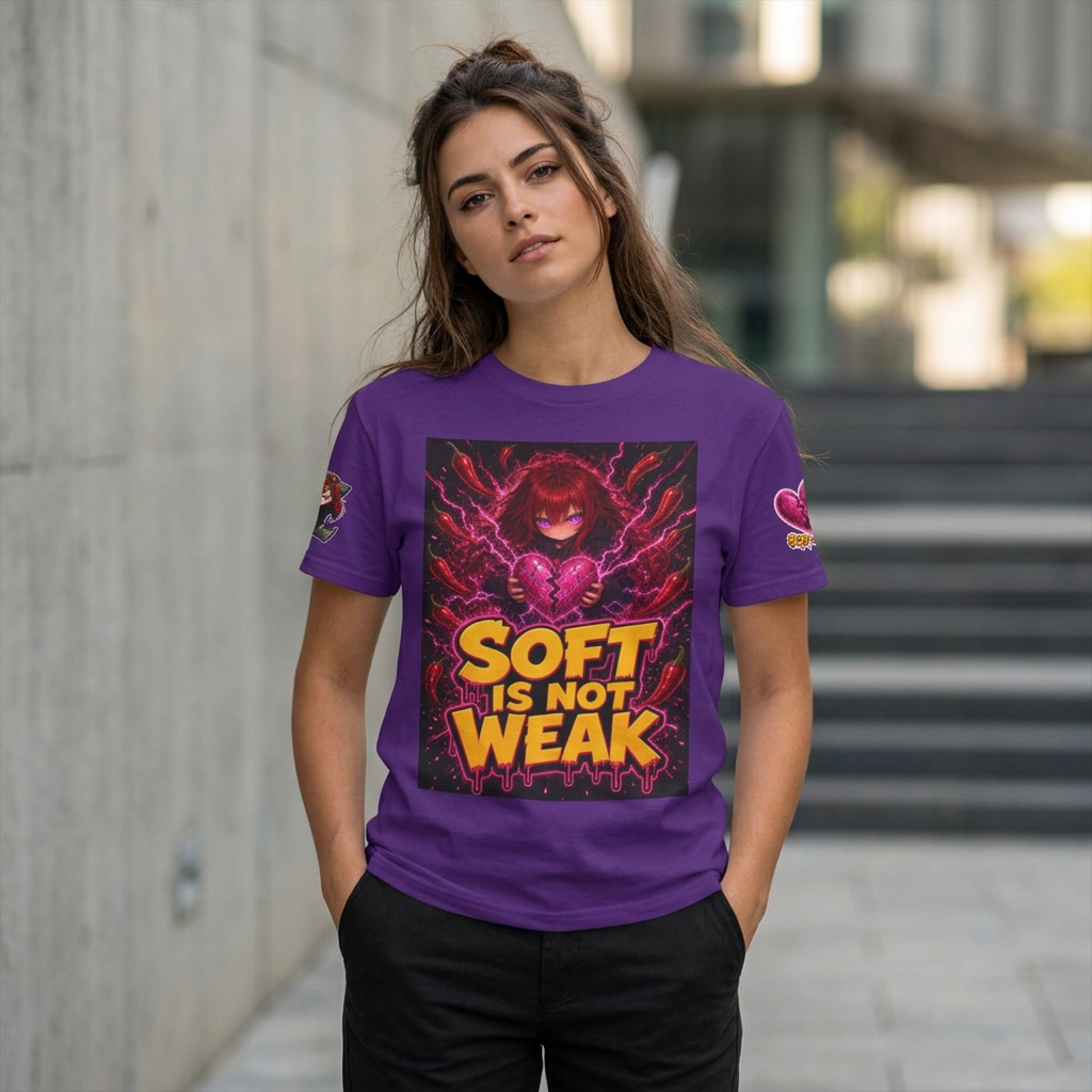 Soft Is Not Weak — Nova Heavy Cotton Tee