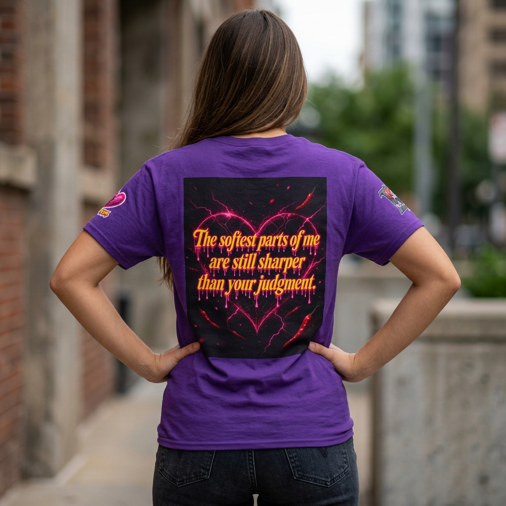 Soft Is Not Weak — Nova Heavy Cotton Tee