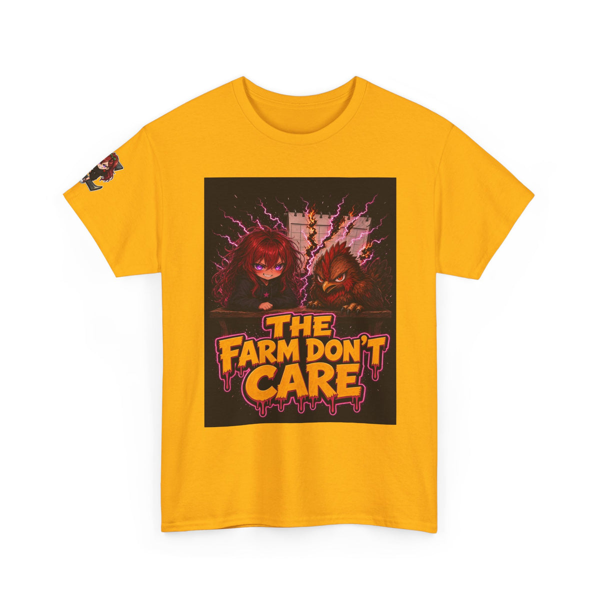 The Farm Don't Care — Nova & Silas Homestead Tee