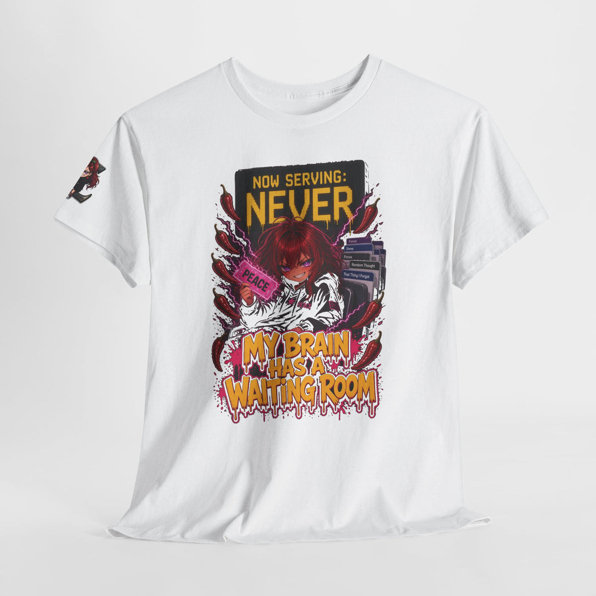 My Brain Has a Waiting Room Tee - Nova