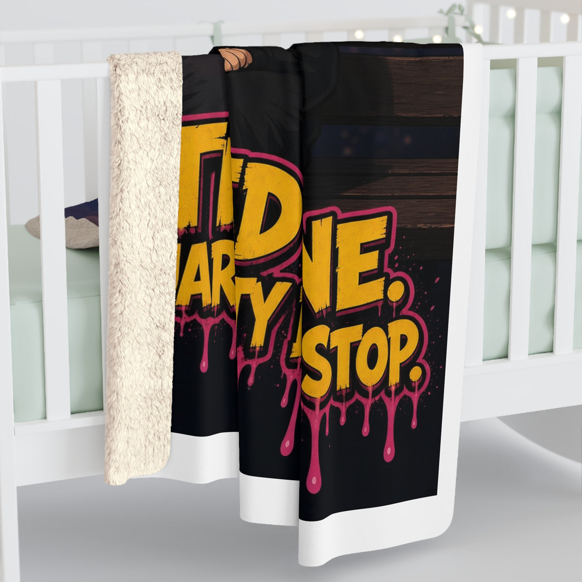 Tired Is Fine — Night Watch — Silas Sherpa Blanket (Silas Protector)