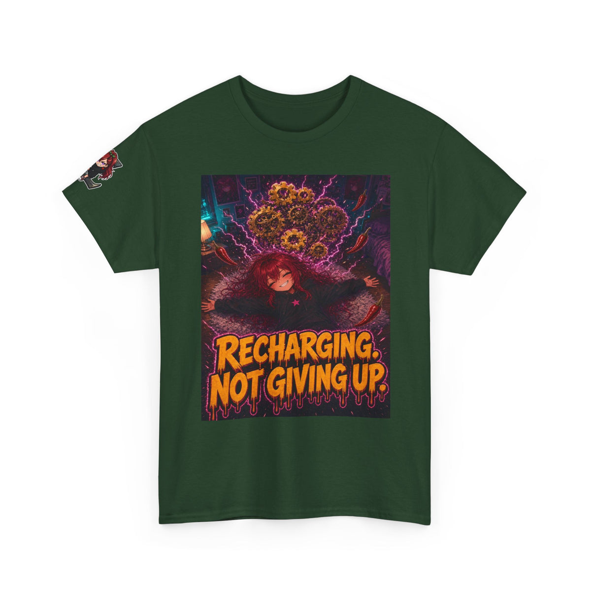 Recharging. Not Giving Up. Tee - Nova