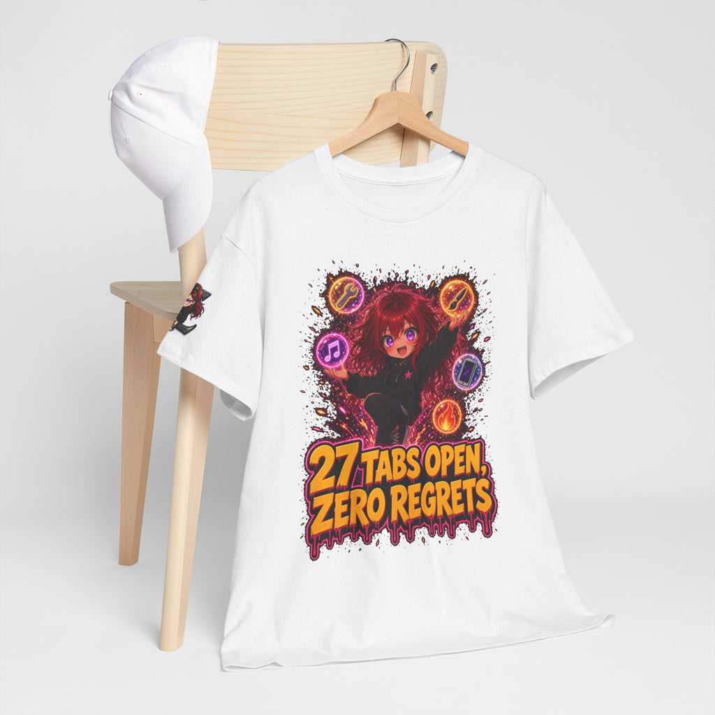 27 Tabs Open, Zero Regrets Tee - Nova