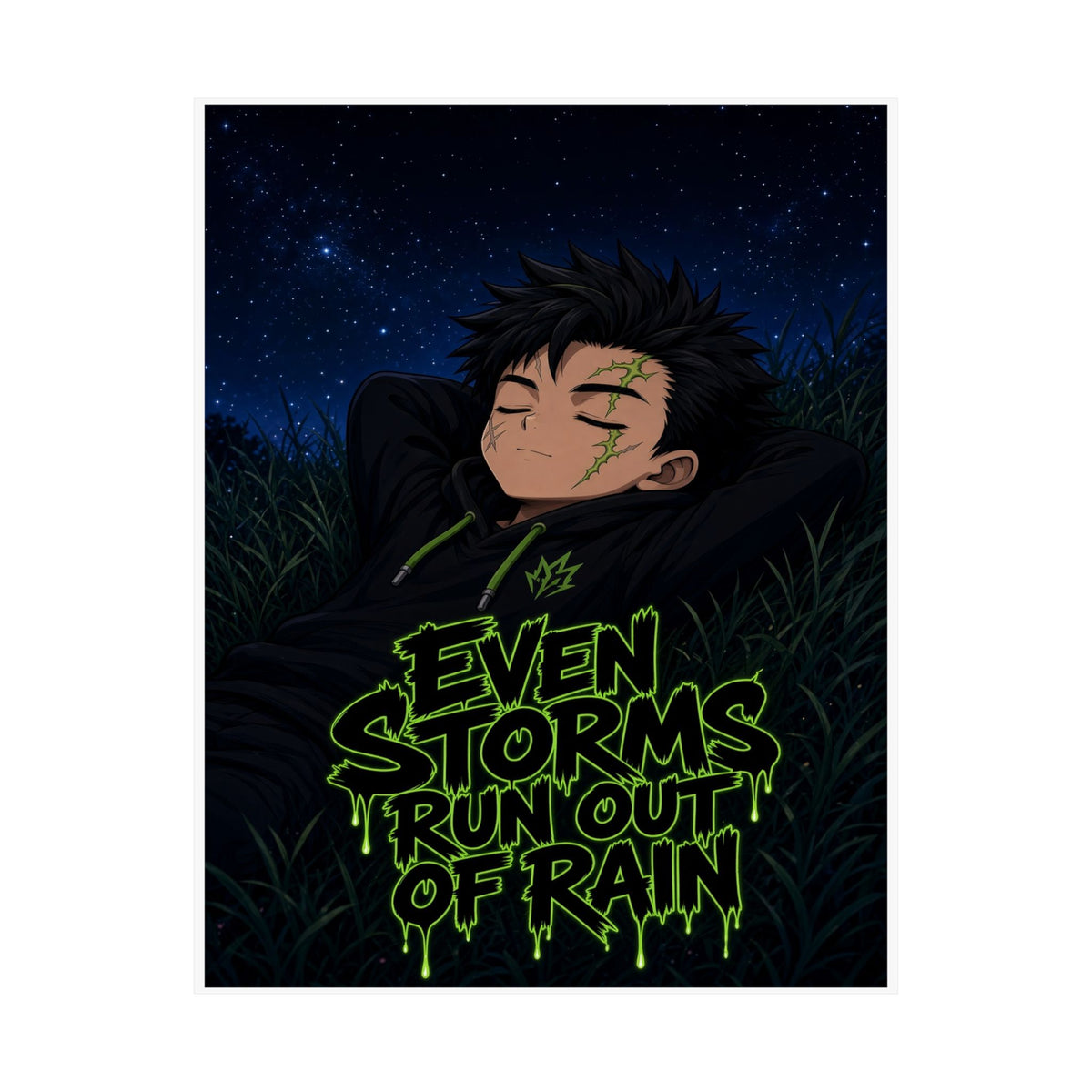 Even Storms Run Out of Rain — Silas Poster (Silas Stillness)