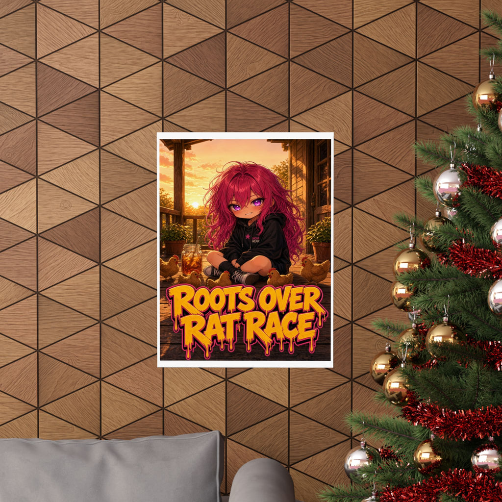 Roots Over Rat Race — Nova Poster (Nova Homestead)