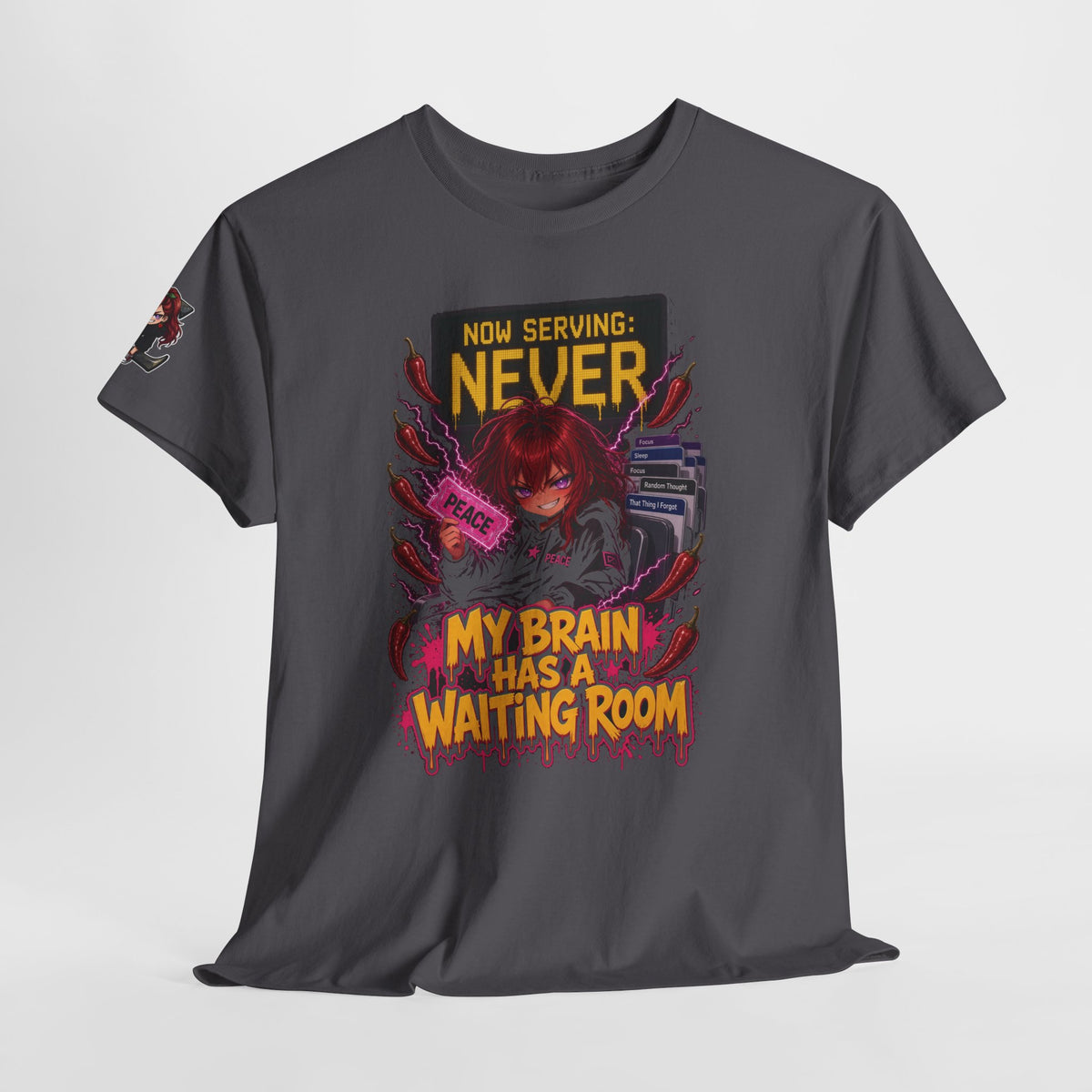 My Brain Has a Waiting Room Tee - Nova