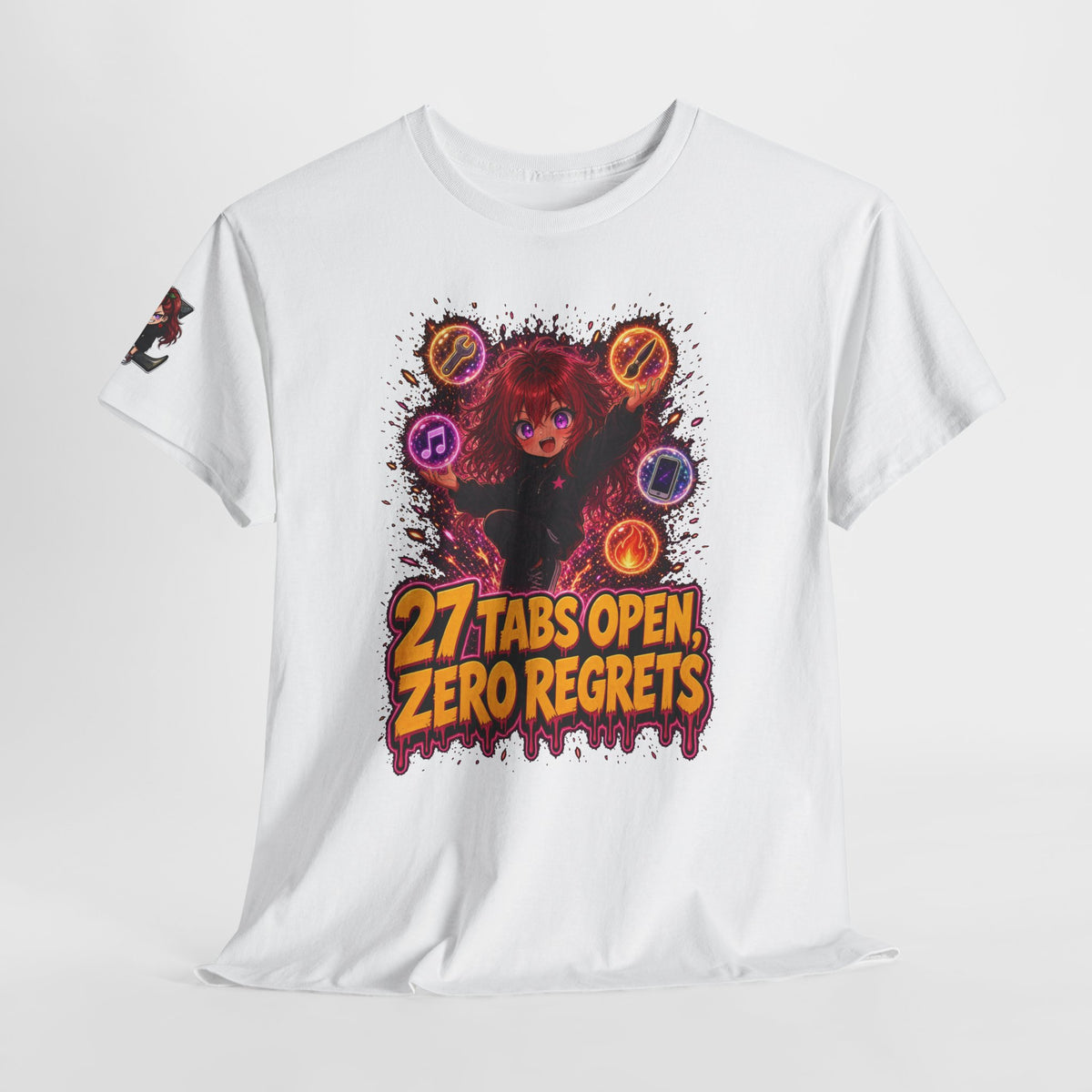 27 Tabs Open, Zero Regrets Tee - Nova