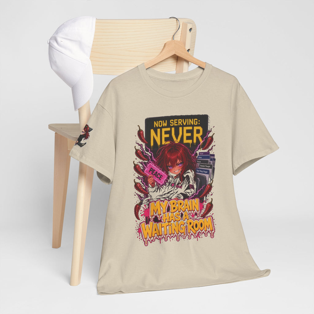 My Brain Has a Waiting Room Tee - Nova