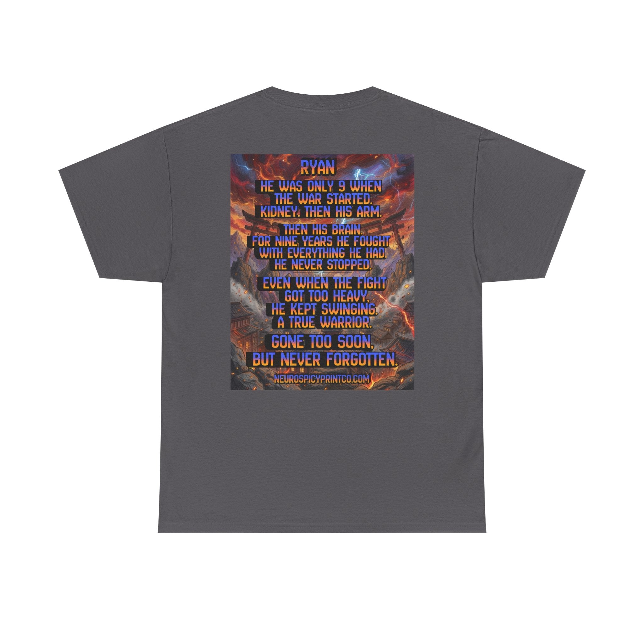 Ryan's Shirt — A Warrior's Art Lives On